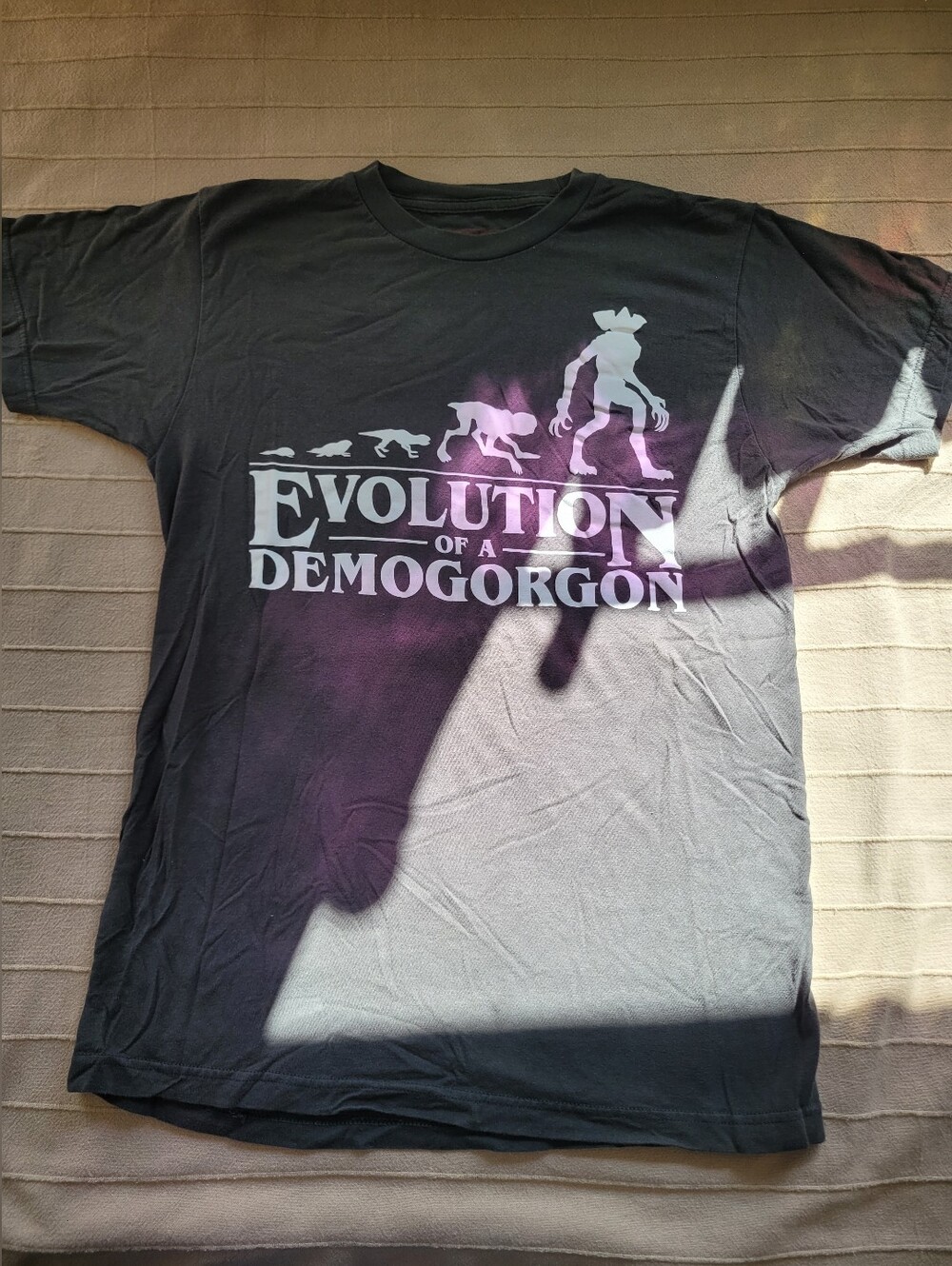 Evolution of a Demogorgon Graphic Tee - Black
